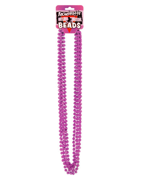 Bachelorette Outta Control Beads - Metallic Pink Pack of 6