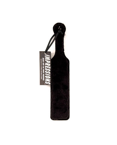 Sportsheets Leather Paddle w-Black Fur