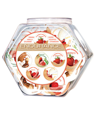 Endurance Condom - Asst. Flavors Bowl of 144