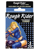 Rough Rider Studded Condom - Box of 3