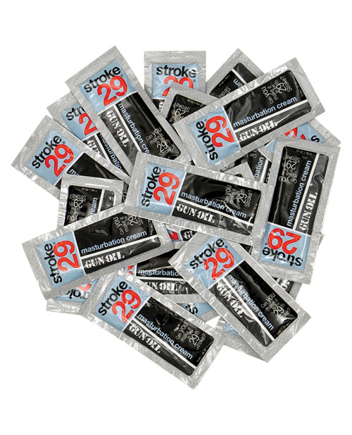 Stroke 29 Masturbation Cream - .25 oz Foil Bag of 50
