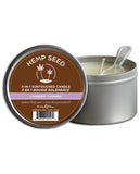 Earthly Body Suntouched Hemp Candle - 6.8 oz Round Tin Lavender