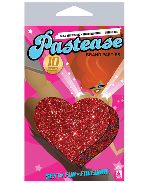 Pastease Red Glitter Heart O-S