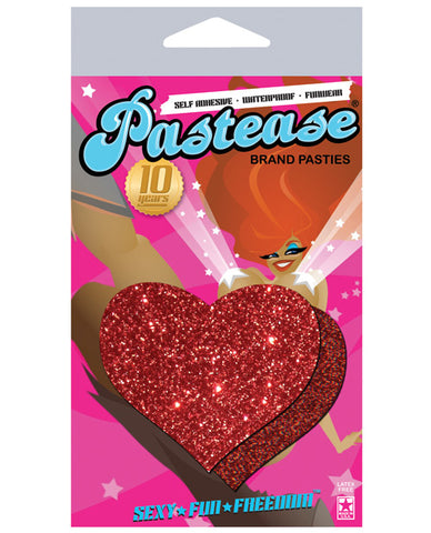 Pastease Red Glitter Heart O-S