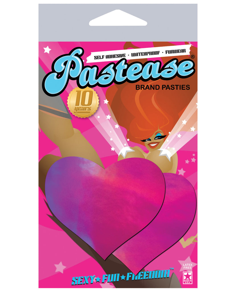 Pastease Hologram Heart - Pink O-S