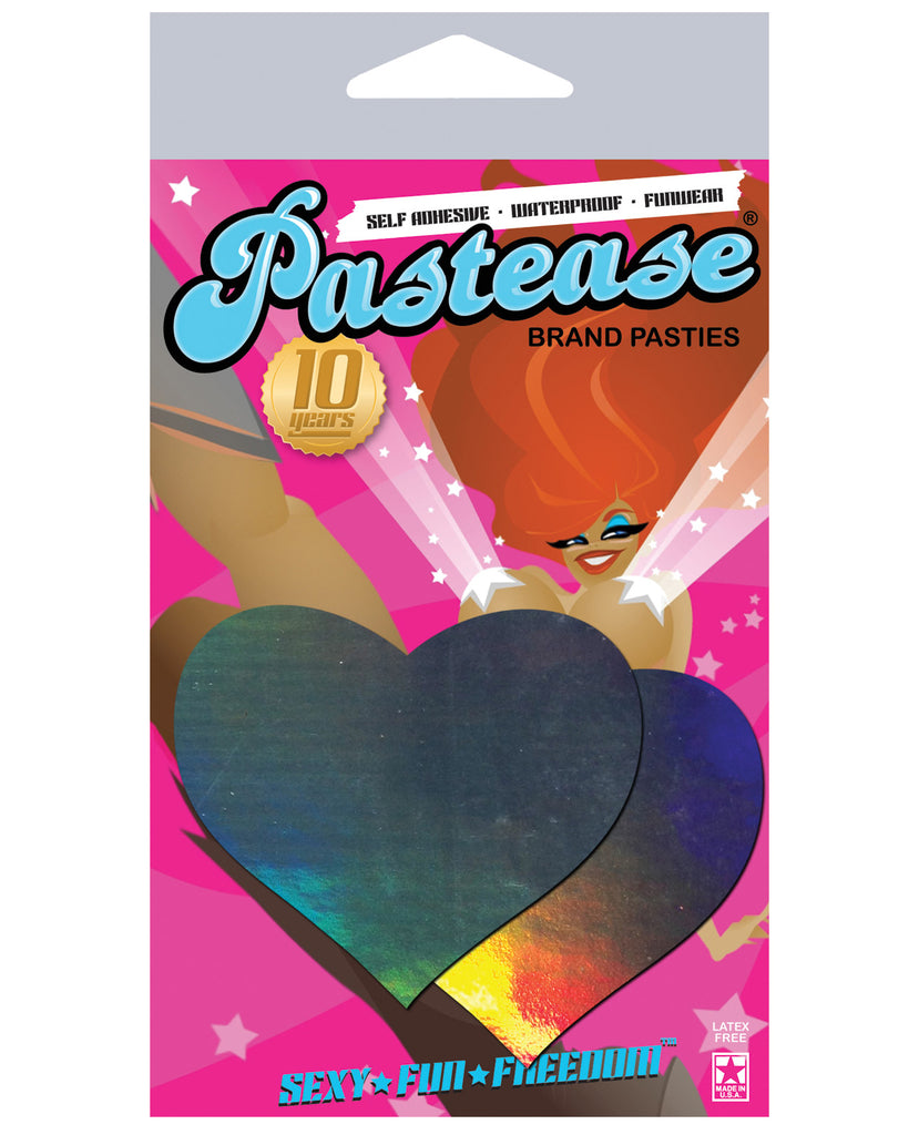 Pastease Hologram Heart - Silver O-S