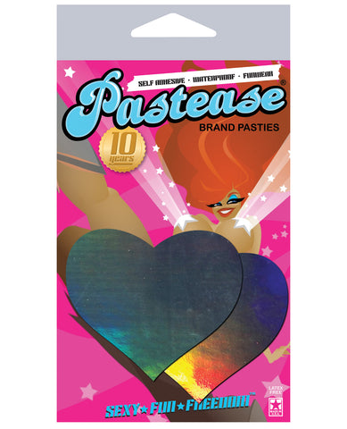 Pastease Hologram Heart - Silver O-S