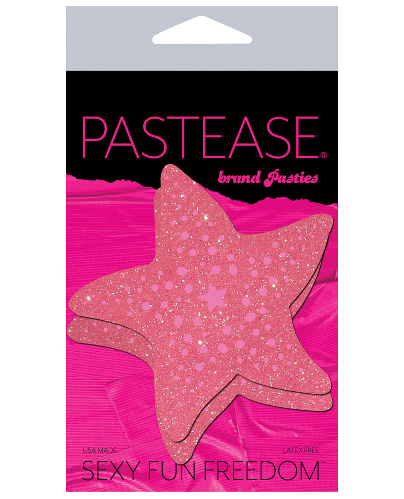 Pastease Bubble Gum Pink Glitter Starfish O-S