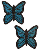 Pastease Blue Glitter Butterfly O-S