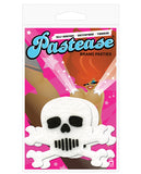 Pastease White Skull w-Black O-S