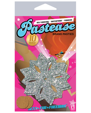 Pastease Glitter Snow Flake - Silver O-S