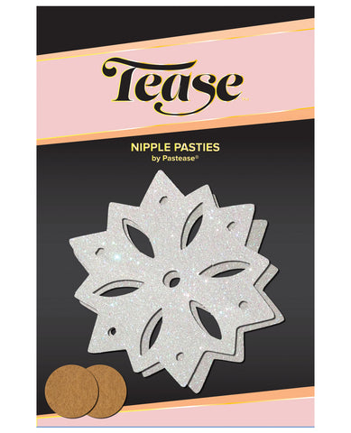 Pastease Glitter Snow Flake - White O-S