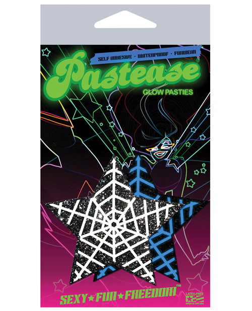 Pastease Halloween Glow in the Dark Web Pasties O-S