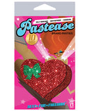 Pastease Glitter Heart w-Green Bow