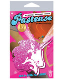 Pastease Unicorn Hot Pink Glitter on White O-S