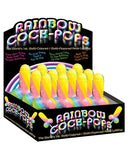 Rainbow Cock Pops - Display of 12
