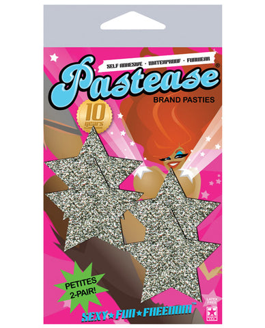 Pastease Petites Silver Glitter Star O-S - Pack of 2