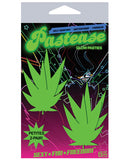 Pastease Petites Glow in the Dark Leaf O-S - Pack of 2