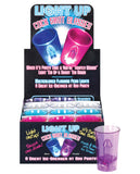 Light Up Cock Shot Glasses - Display of 12