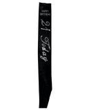 21 Today Non Flashing Sash w-Stones - Black