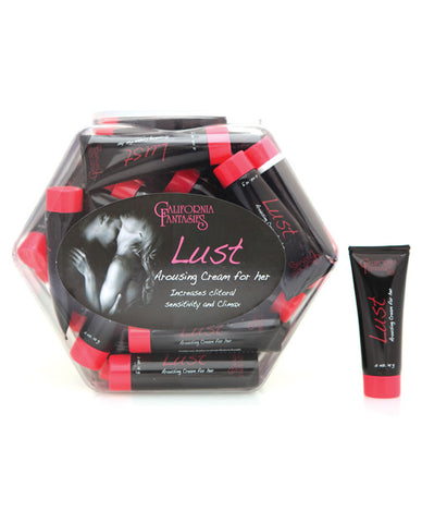 Lust Arousing Cream for Her - .5 oz Tube Bowl of 24
