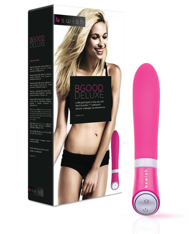 Bgood Deluxe Massager Waterproof - Hot Pink