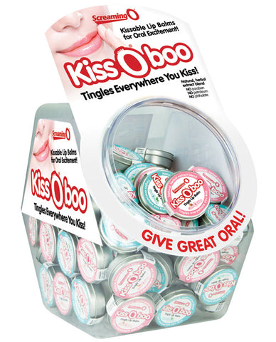 Screaming O Kiss OBoo Tingly Lip Balm -  Asst. Colors Bowl of 48