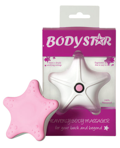 Body Star Massager - Pink-White