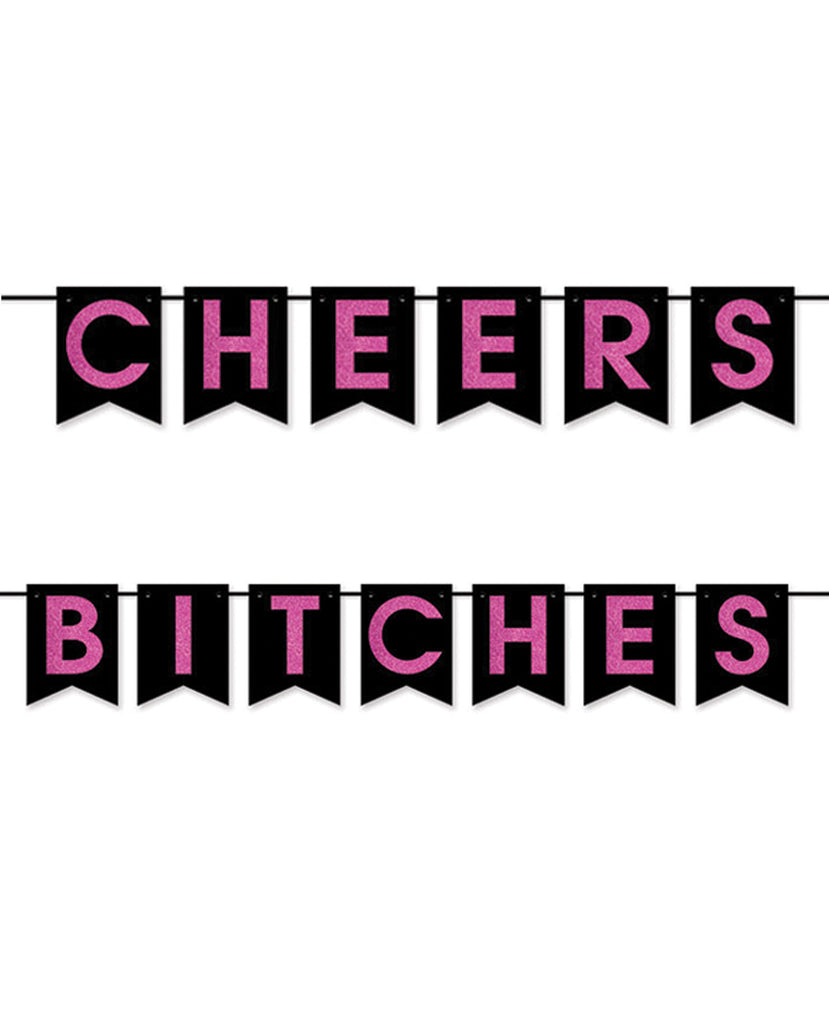 Cheers Bitches Pennant Banner