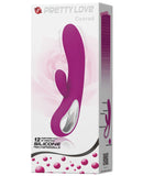 Pretty Love Conrad Rabbit w-Handle - 12 Function Fuchsia