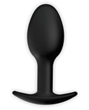 Pretty Love 3.34" Silicone Anal Plug w-Ball - Black
