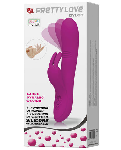 Pretty Love Dylan Bunny Ears Come Hither Rabbit - 11 Function Fuchsia