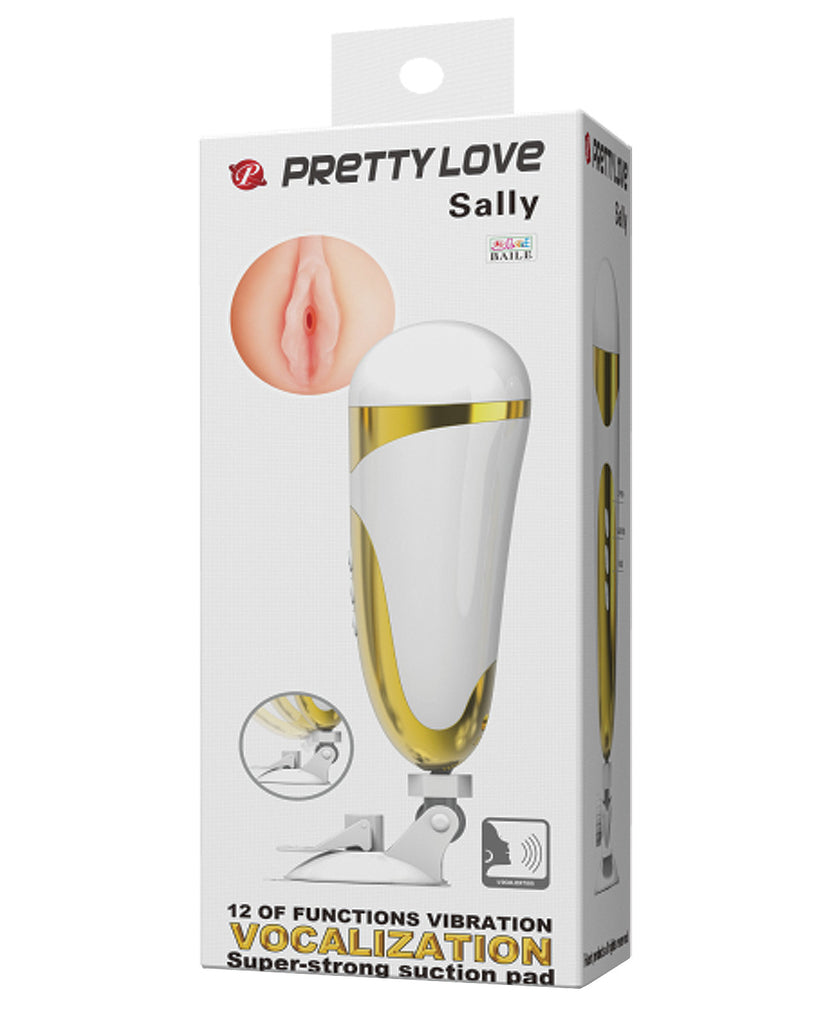 Pretty Love Sally Stroker - 12 Function White-Gold