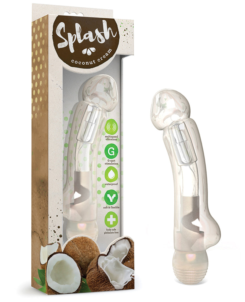Blush Splash Vibrator - Coconut Cream