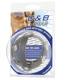Blue Line C&B T-Style Cock Ring w-Ball Divider