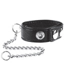 Blue Line C&B Snap Cock Ring w-12" Leash
