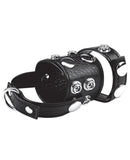 Blue Line C&B Cock Ring w-1.5" Ball Stretcher & Optional Weight Ring