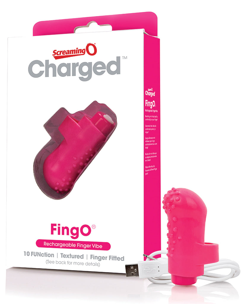 Screaming O Charged FingO Vooom Mini Vibe - Pink