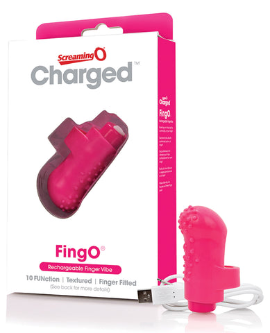 Screaming O Charged FingO Vooom Mini Vibe - Pink