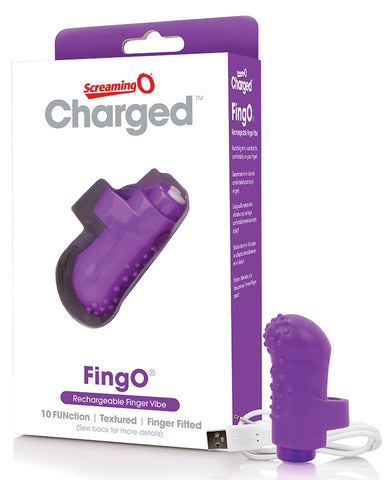 Screaming O Charged FingO Vooom Mini Vibe - Purple