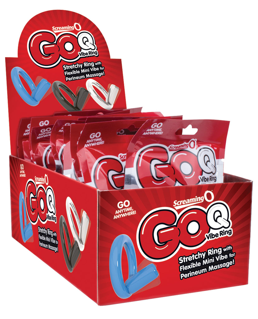 Screaming O Q Vibe Ring Display - Asst. Colors Box of 18