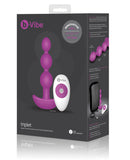 b-Vibe Remote Triplet Anal Beads - Fuchsia