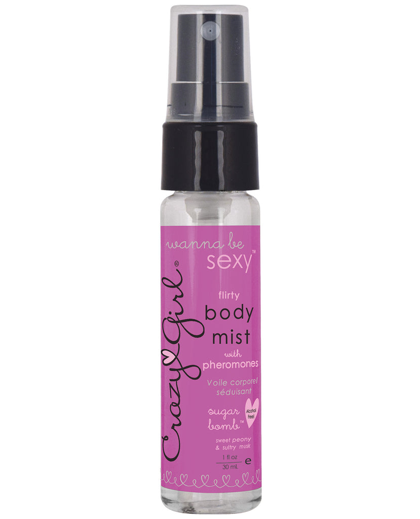 Crazy Girl Sexy & Flirty Body Mist w-Pheromones - 1 oz Sugar Bomb