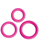 Curve Novelties Gossip Love Ring Trio - Magenta