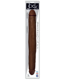 Curve Novelties Jock 18" Tapered Double Dong - Chocolate