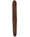 Curve Novelties Jock 18" Tapered Double Dong - Chocolate