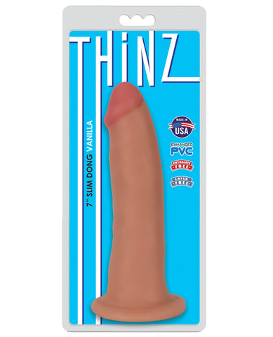 Curve Novelties Thinz 7" Slim Dong - Vanilla