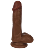 Curve Novelties Thinz 6" Slim Dong w-Balls - Chocolate