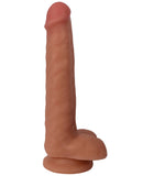 Curve Novelties Thinz 8" Slim Dong w-Balls - Vanilla