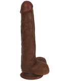 Curve Novelties Thinz 8" Slim Dong w-Balls - Chocolate
